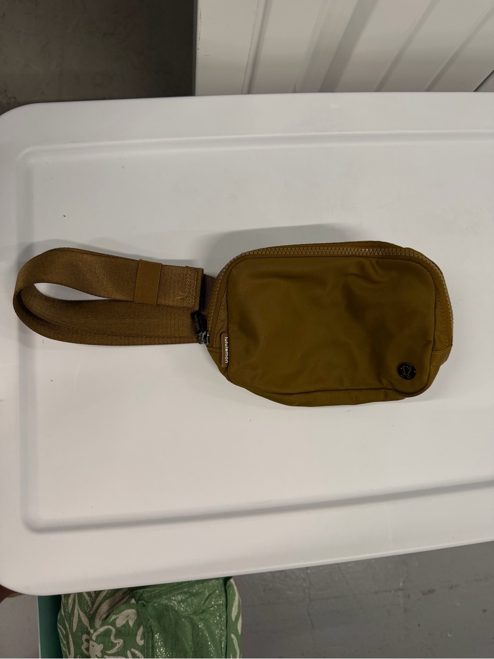 lululemon athletica Mini Wristlet Pouch in Olive Brown